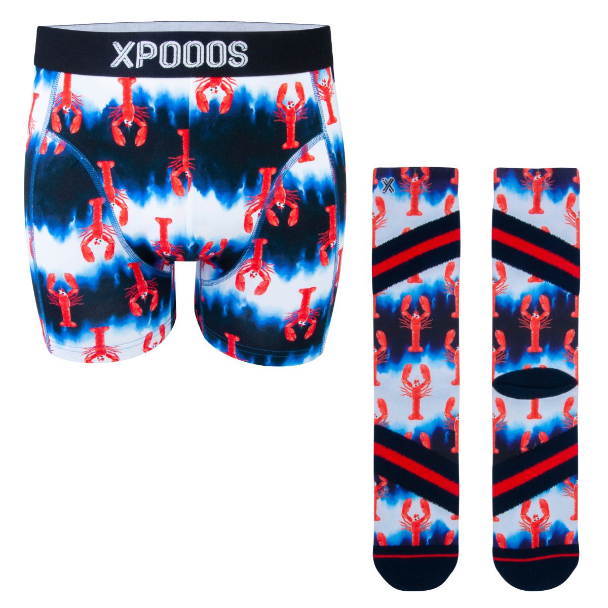 Larry boxer & sokken set heren - XPOOOS