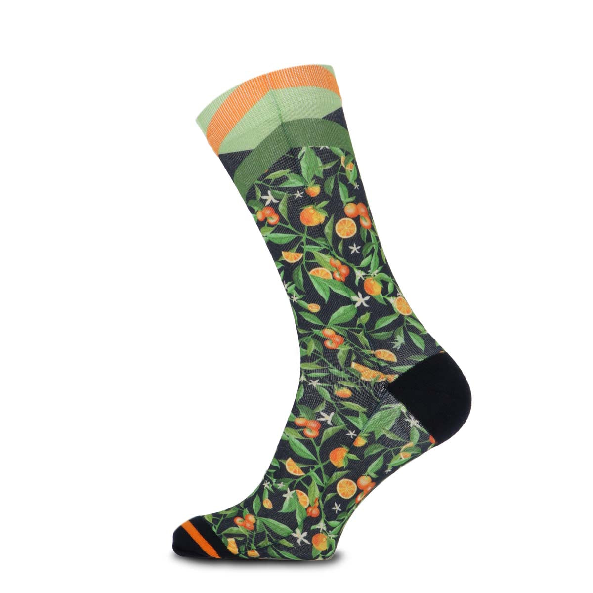 Xpooos & ADNF Herren -Socken Zitrusfrüchte