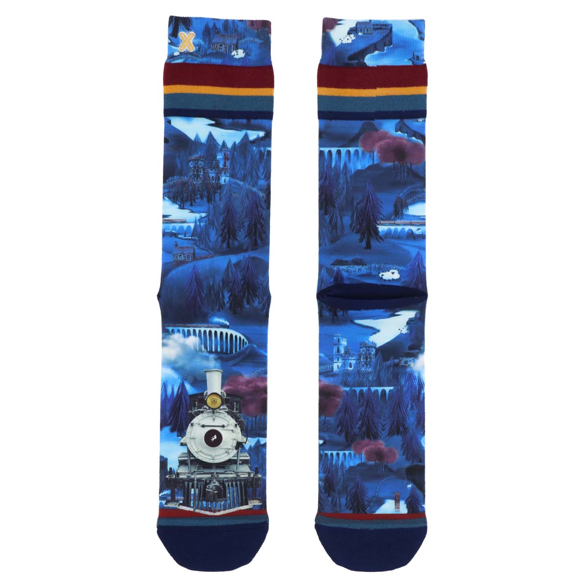 Xpooos & ADNF Landscape Men's chaussettes