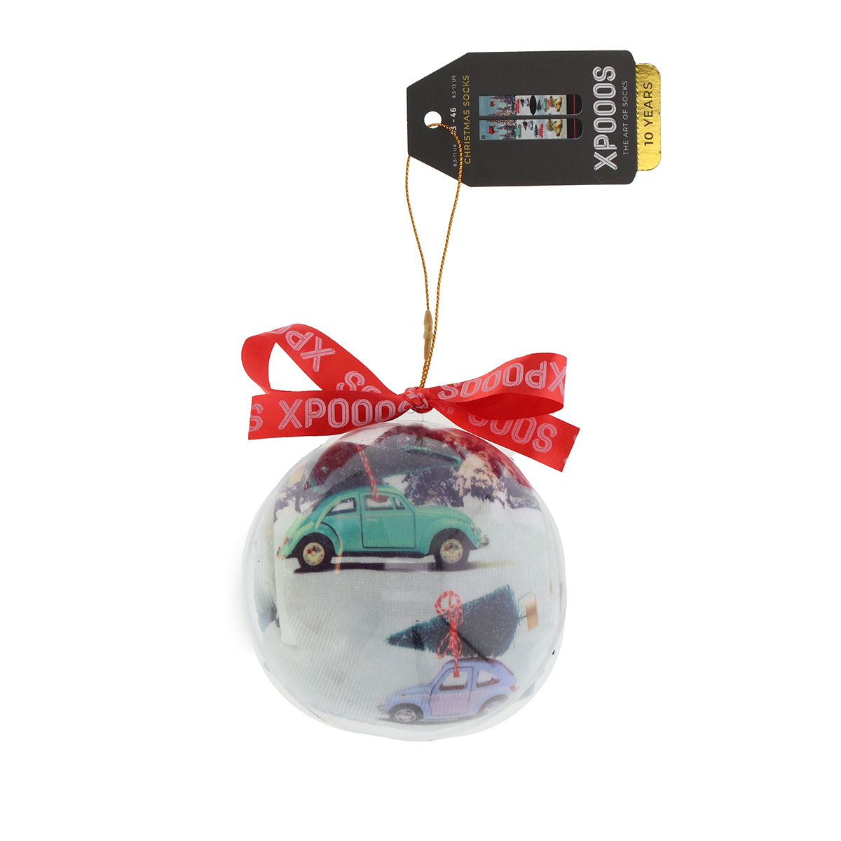 Kerst ornament Busy herensokken