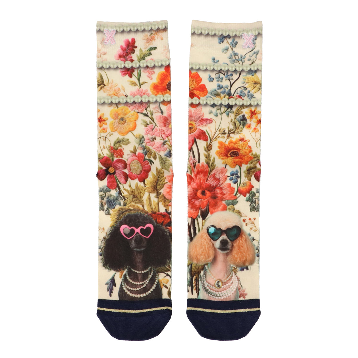Poodle & Davina damessokken giftox