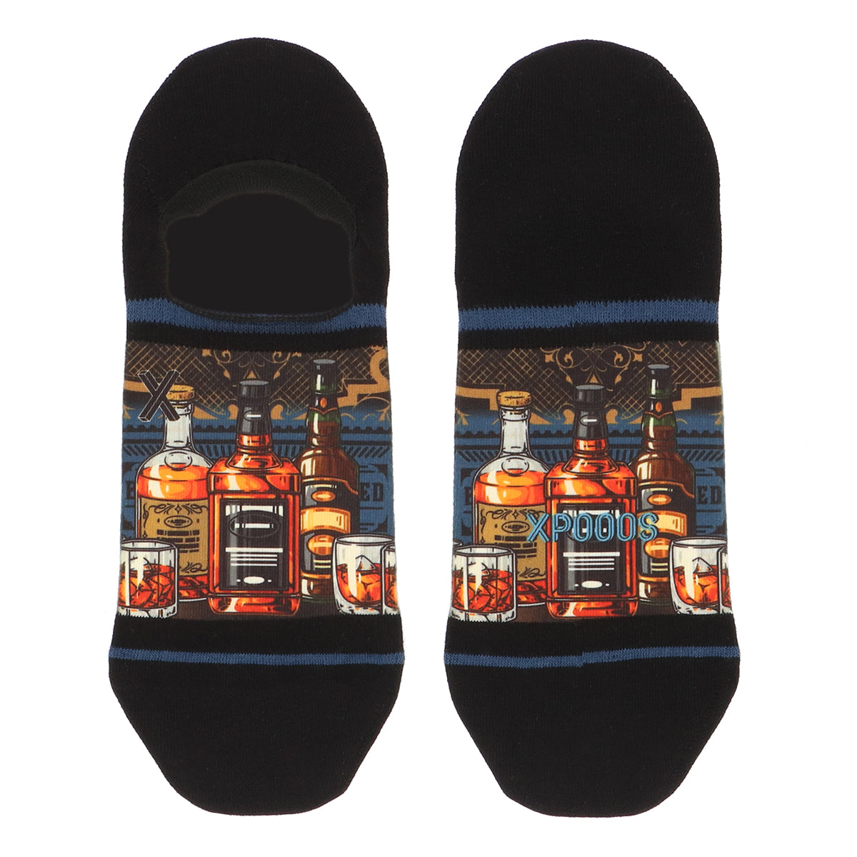 Whiskey heren footies
