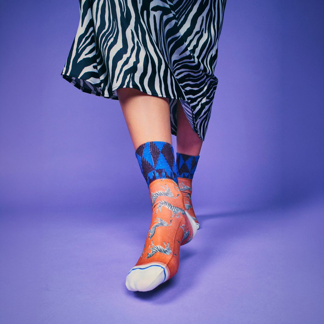 Zenzi dames shortsocks