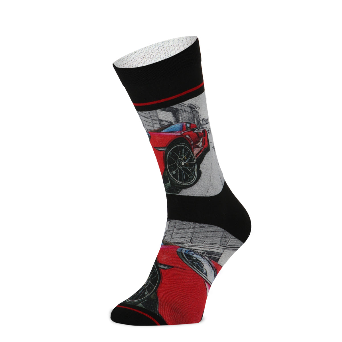 Speed Red bamboe herensokken - XPOOOS