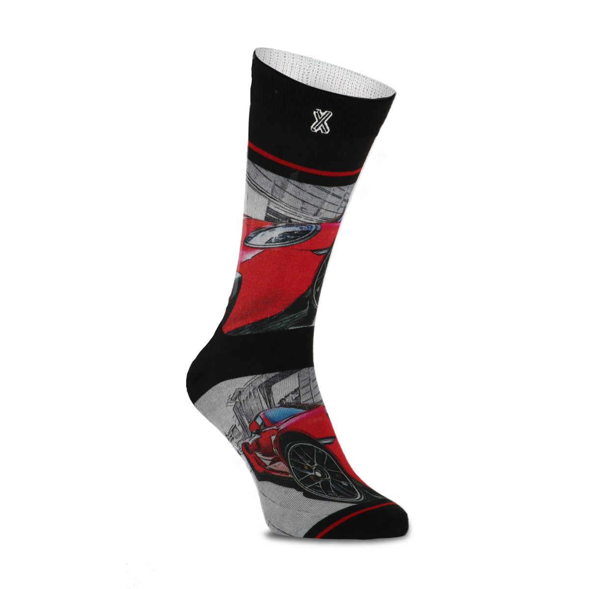 Speed Red bamboe herensokken - XPOOOS