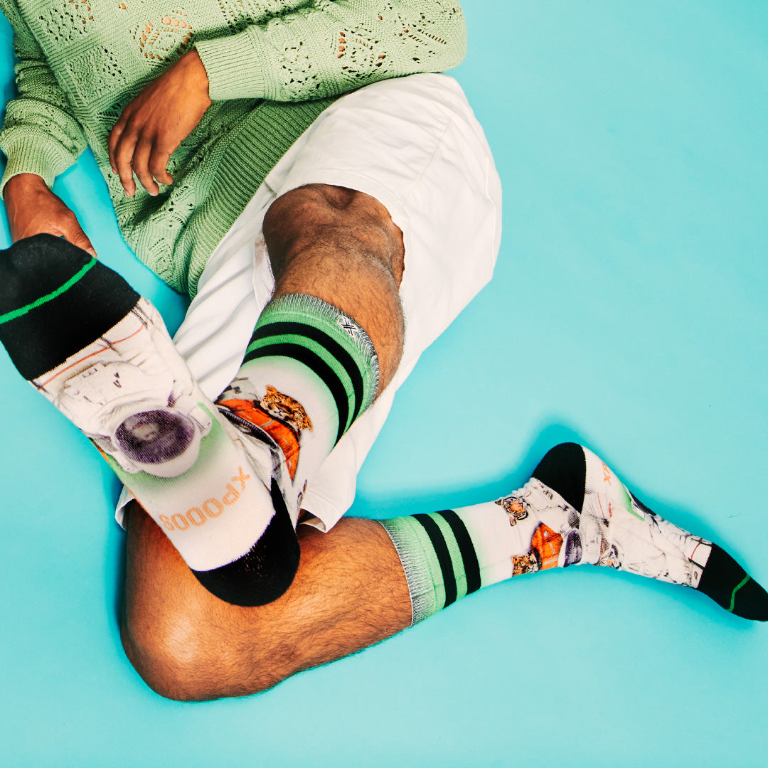Astronaut team men's socks