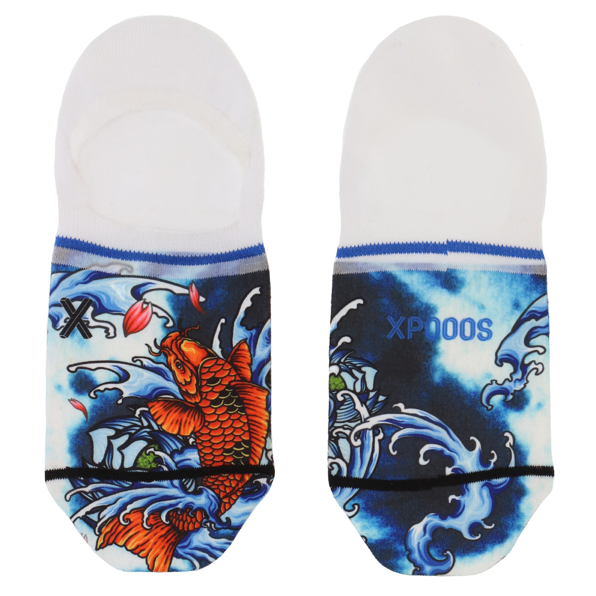 Tattoo koi invisible heren footies - XPOOOS