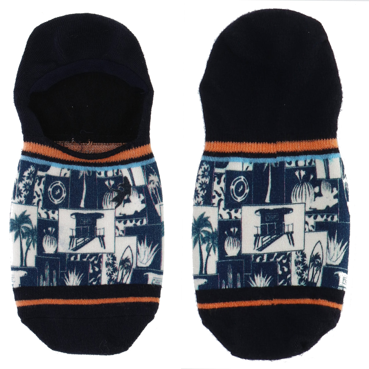 XPOOOS & AFNF photo box bamboo heren footies - XPOOOS