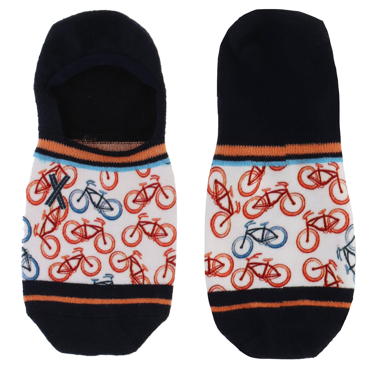 XPOOOS & AFNF beach bike bamboo heren footies - XPOOOS
