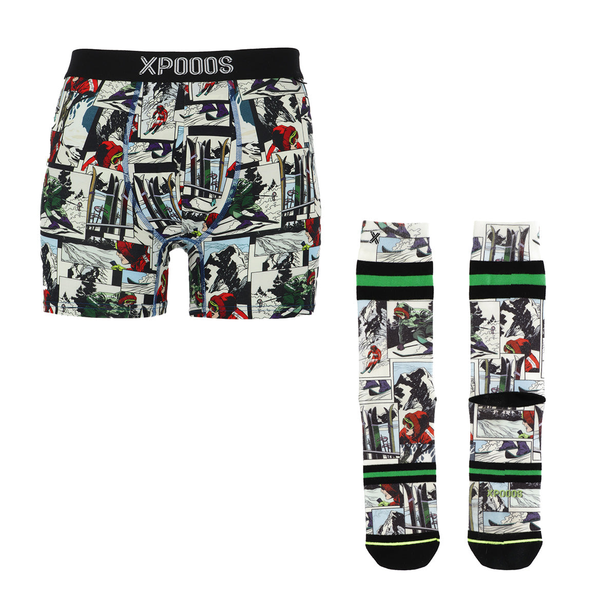 Off Piste Boxer & Sock Set Men
