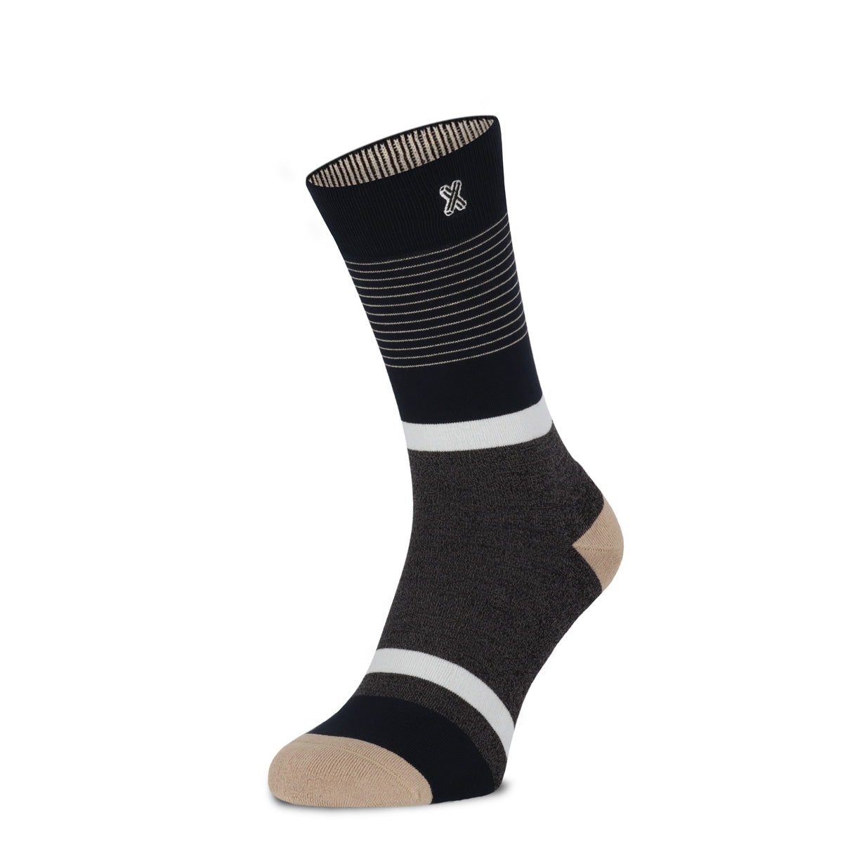 Hong Kong bamboe herensokken Anthracite