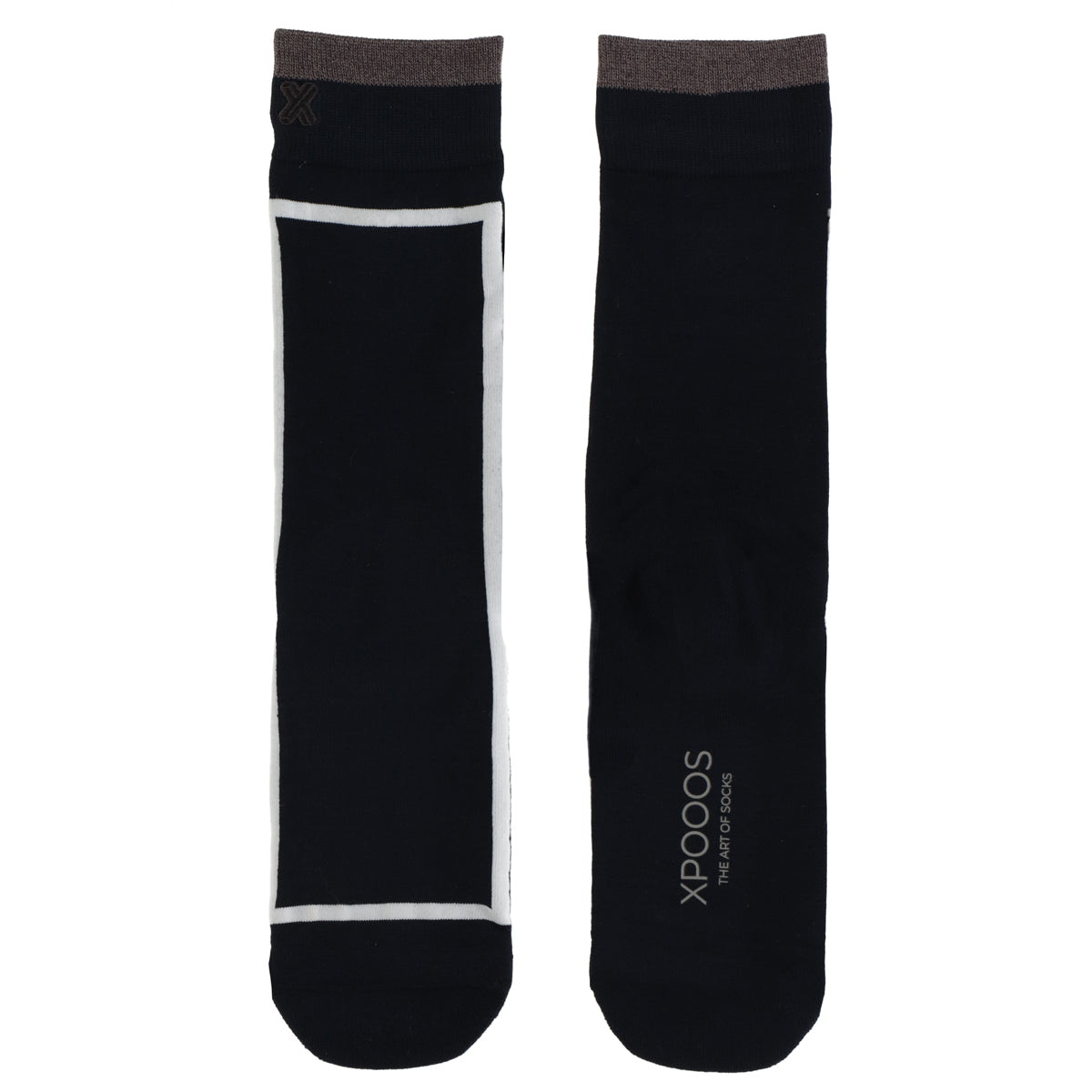 Rome bamboe herensokken Marine & White