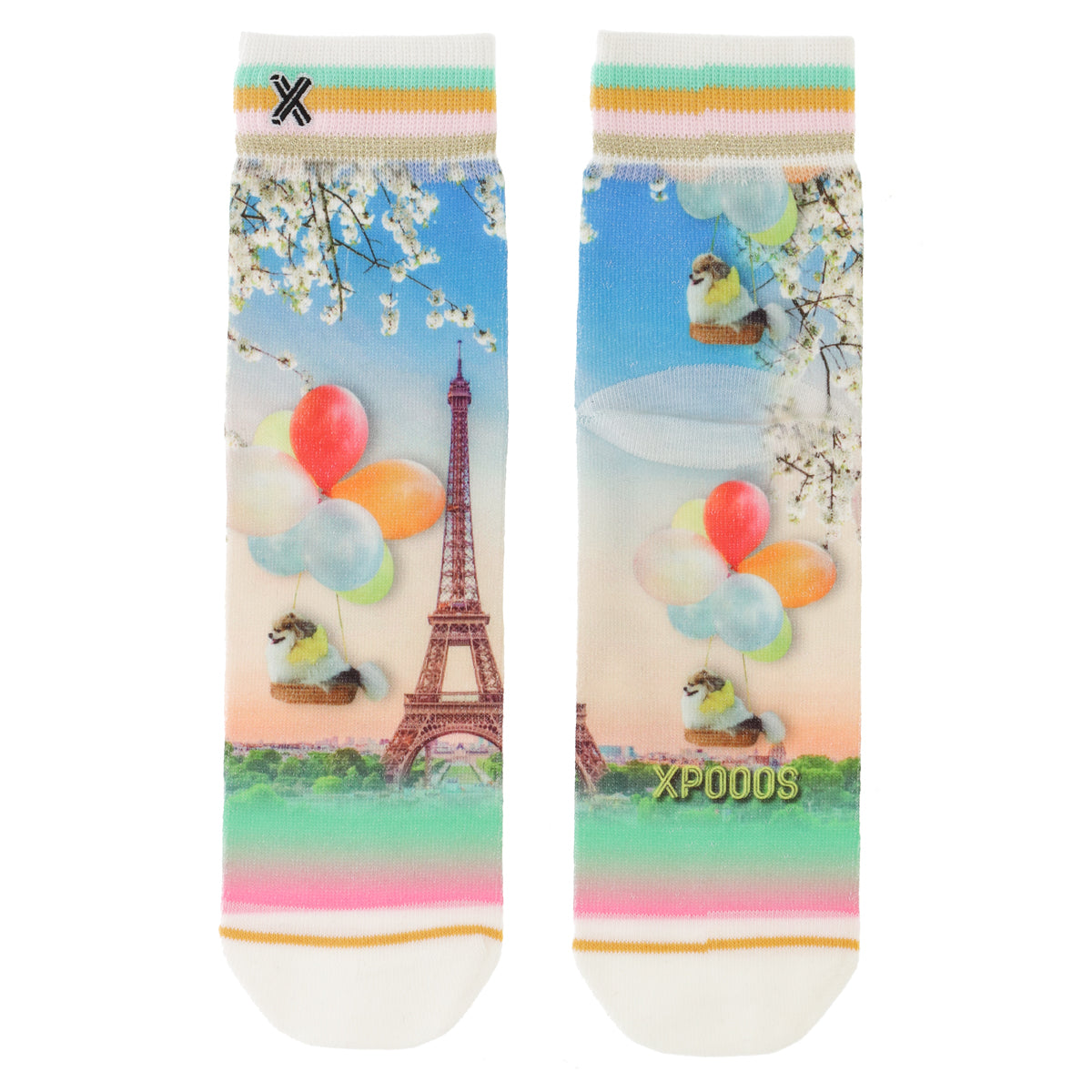 Dog taxi dames shortsocks - XPOOOS