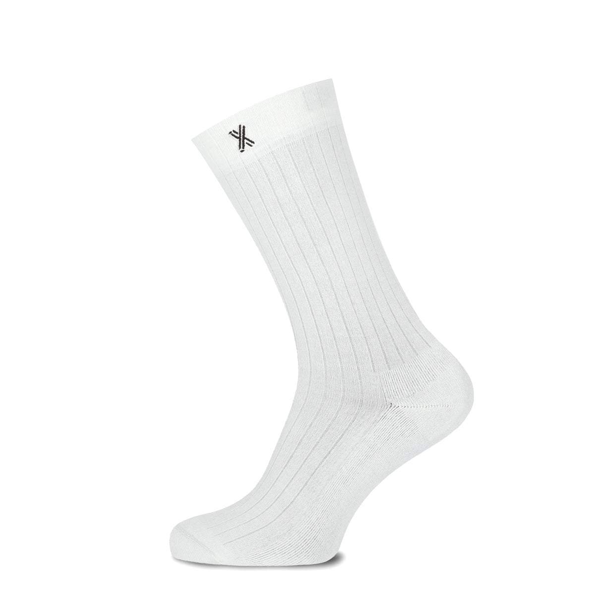 Den Bosch Bamboo Basic Unisexe chaussettes blanches