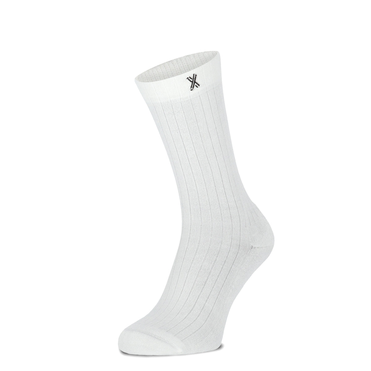 Den Bosch Bamboo Basic Unisexe chaussettes blanches