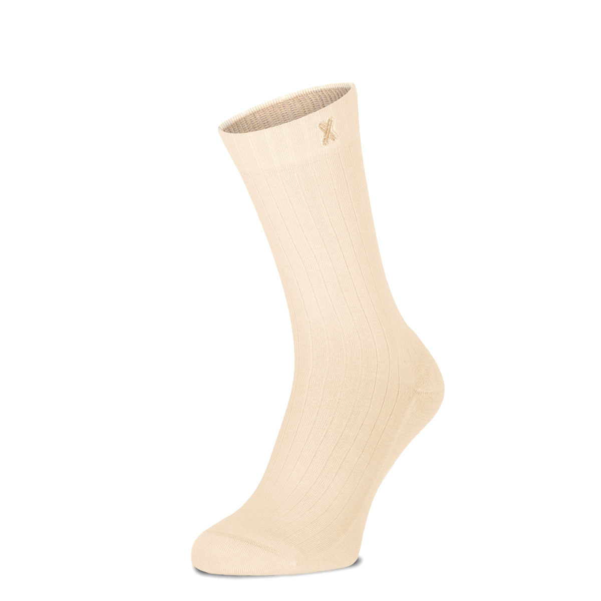 Den Bosch Bamboo Basic Unisex Socks Cream