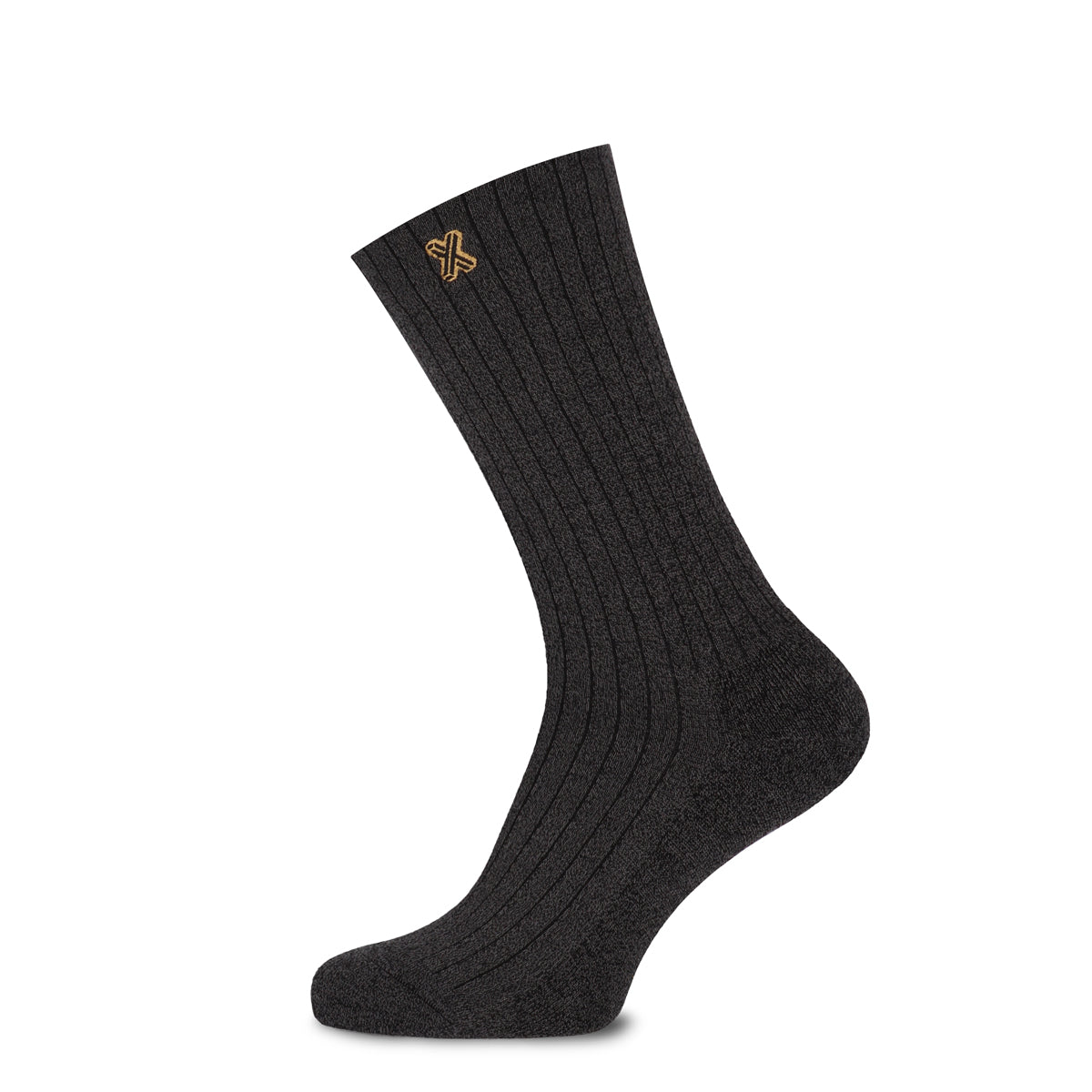 Den Bosch bamboe Basic unisex sokken Anthracite