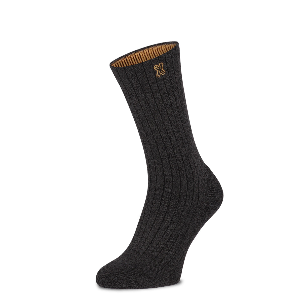 Den Bosch bamboe Basic unisex sokken Anthracite