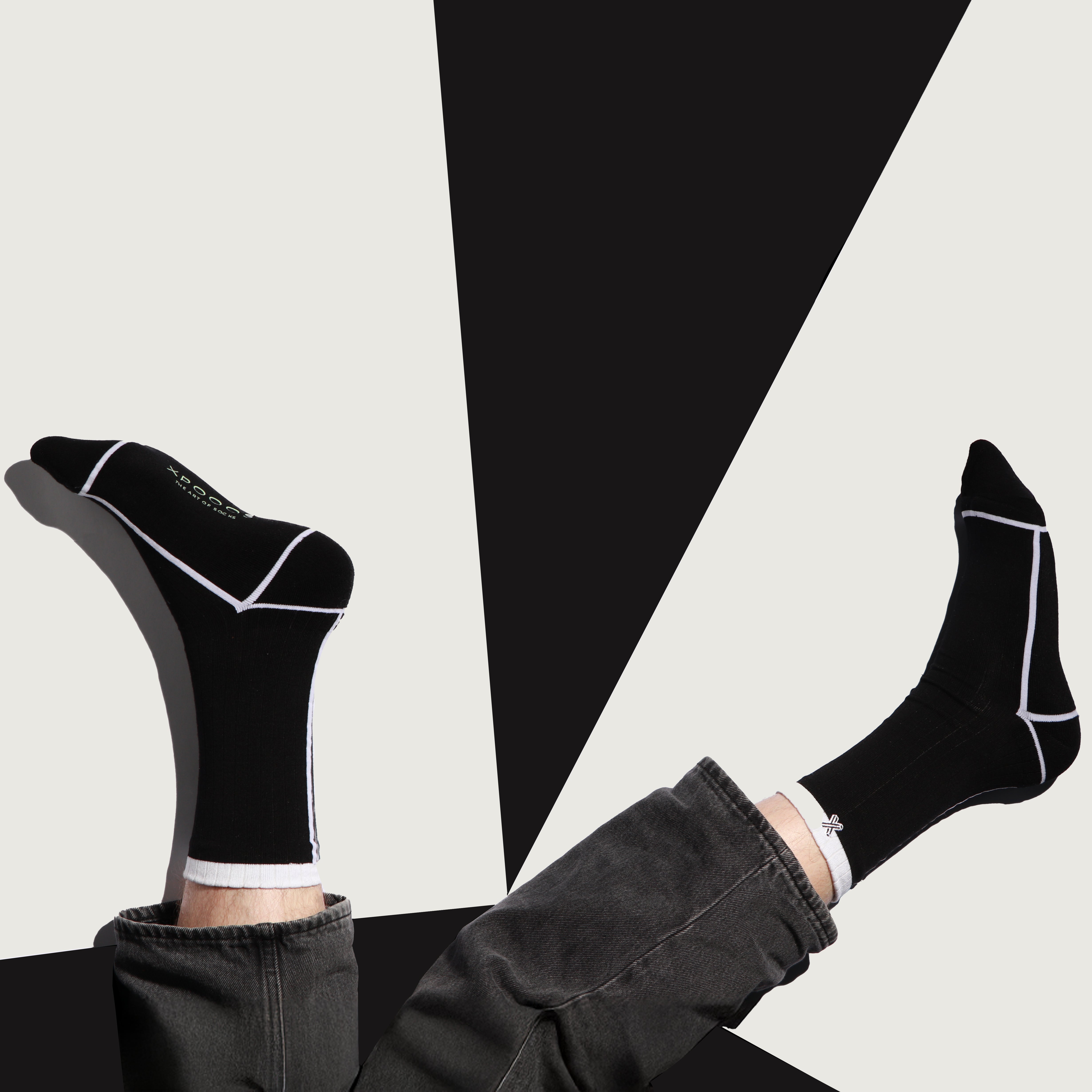 Tokyo bamboe damessokken Black