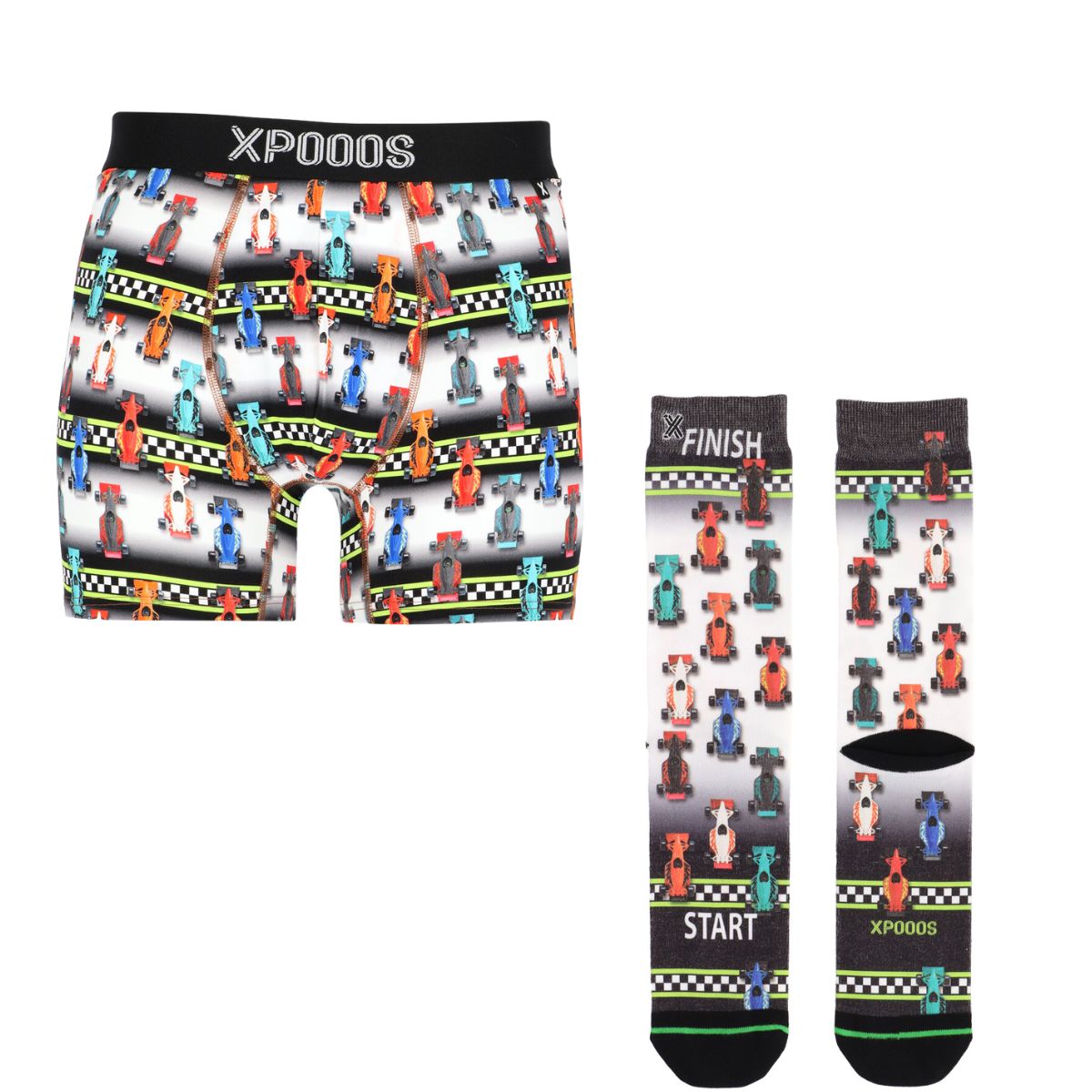 Zandvoort boxer & sokken set heren - XPOOOS