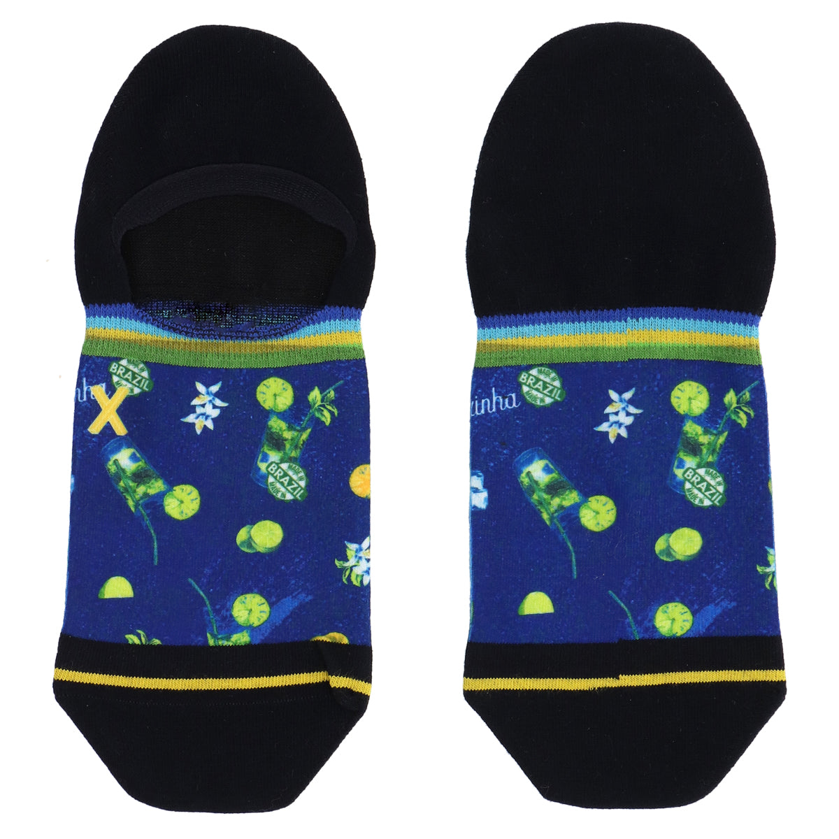XPOOOS × AFNF Caipirinha Navy: footies - XPOOOS