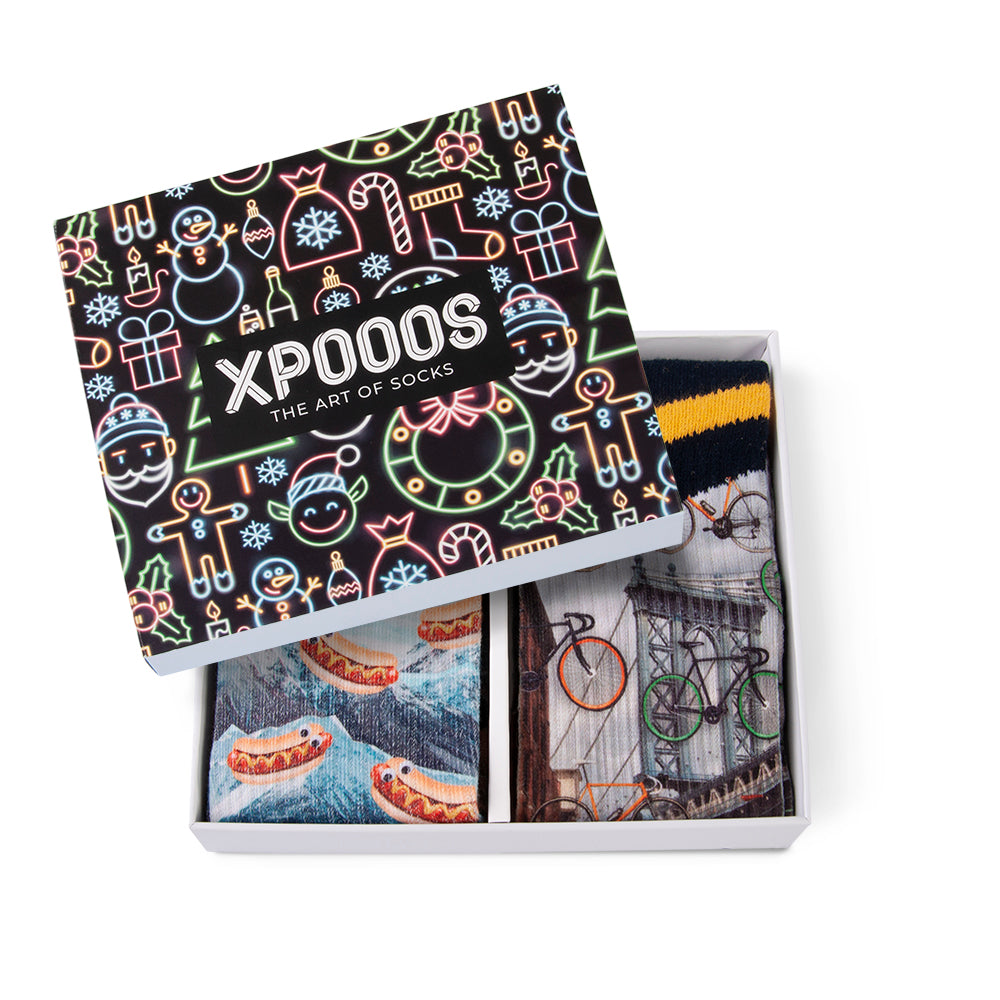 XMAS Giftbox: Brooklyn Bridge & Hot Dog - XPOOOS