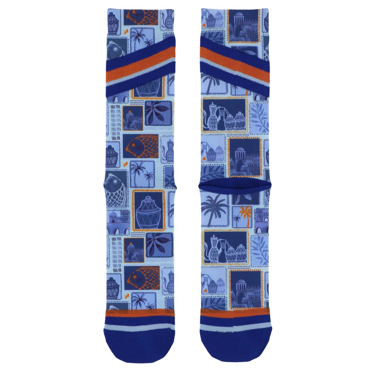 XPOOOS & ADNF men's socks Stamps