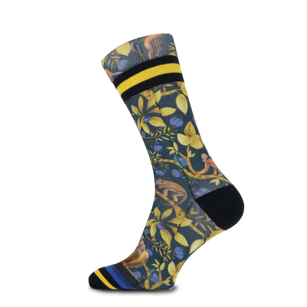 Xpooos & ADNF men's socks Monkey