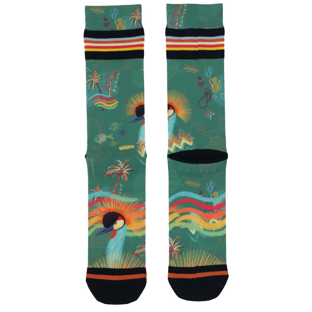 Xpooos & ADNF men's socks Sunset Sahara