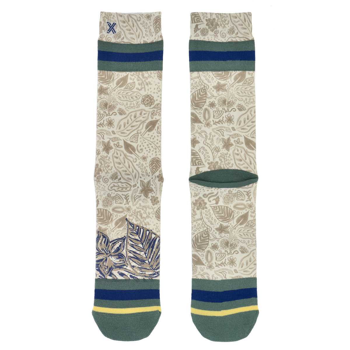 XPOOOS & AFNF heren sokken Flower Lines