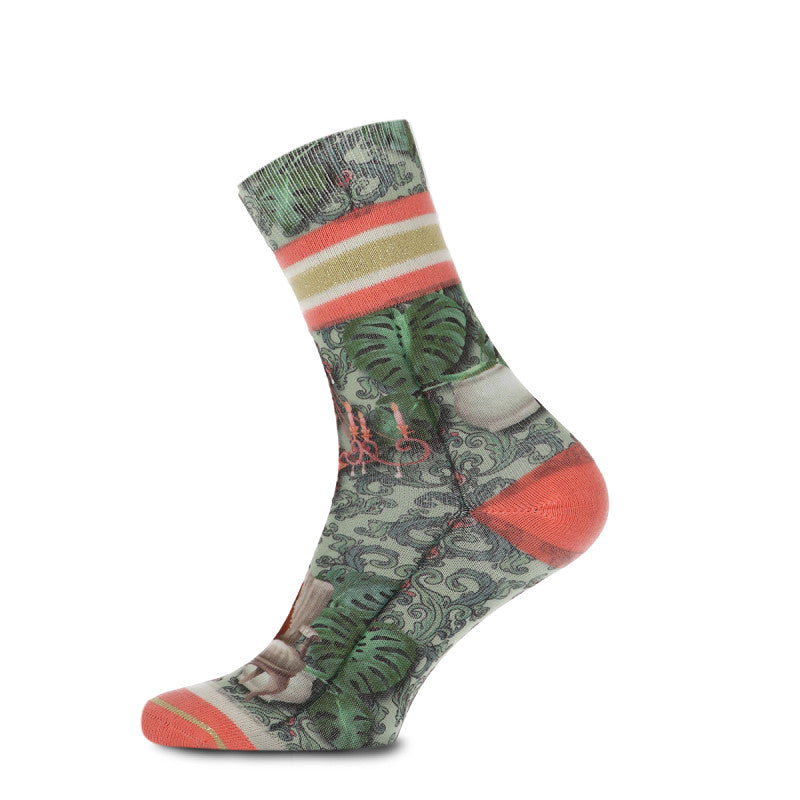 Chaussettes de dames monstera