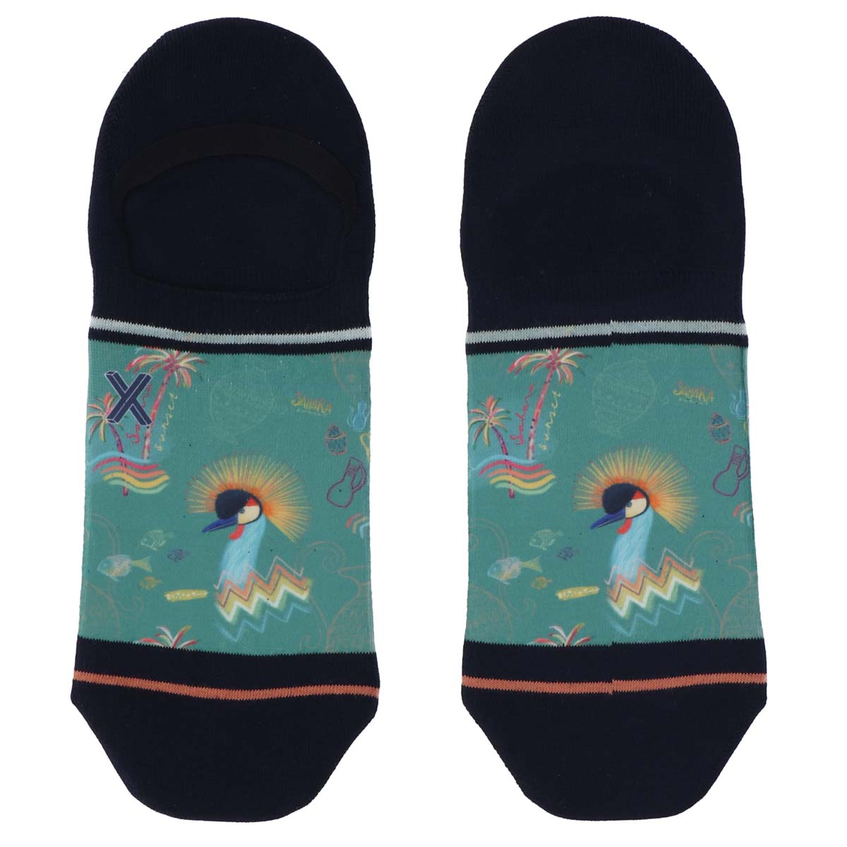 Xpooos & ADNF Men Footies Sunset Sahara