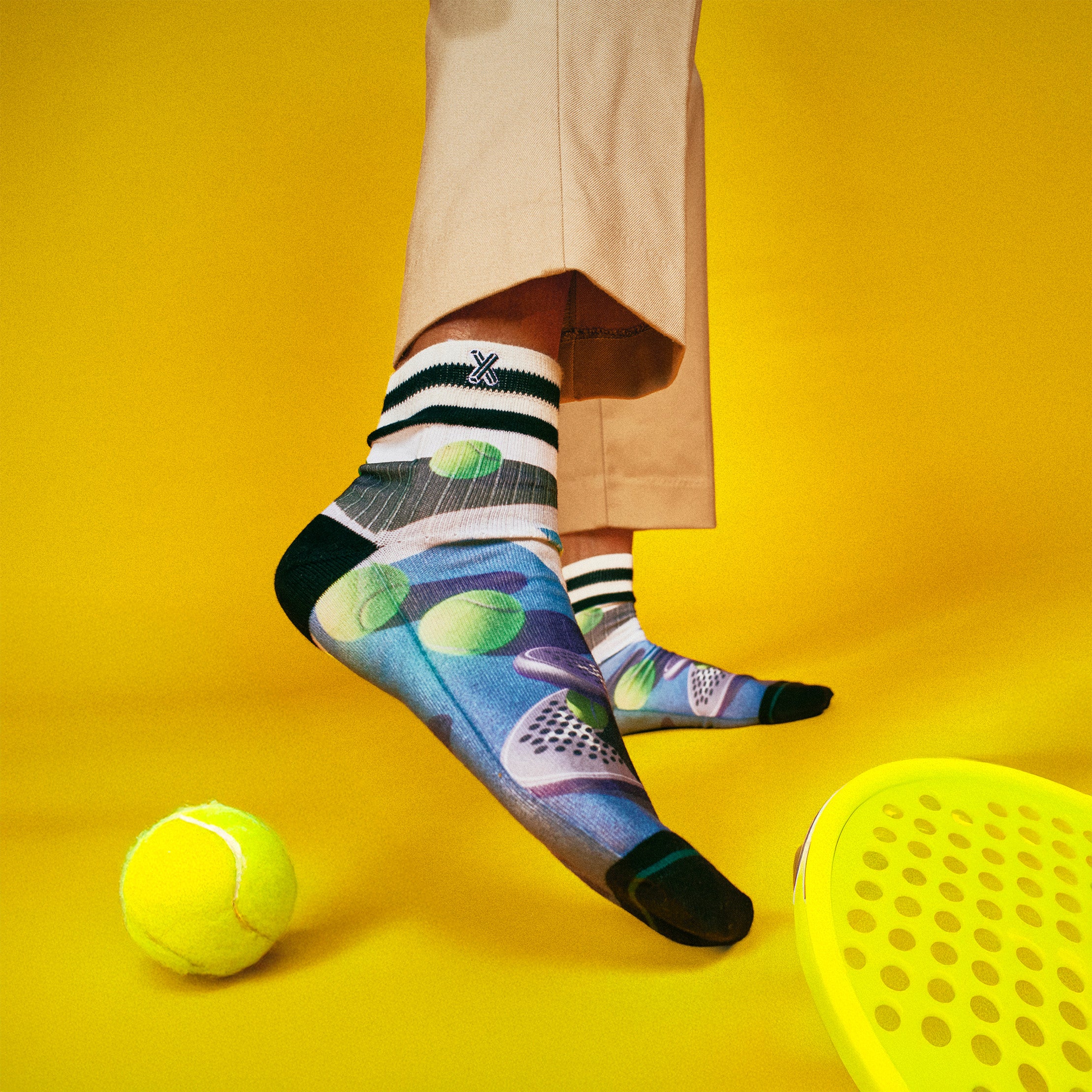 Blue Padel heren quartersokken