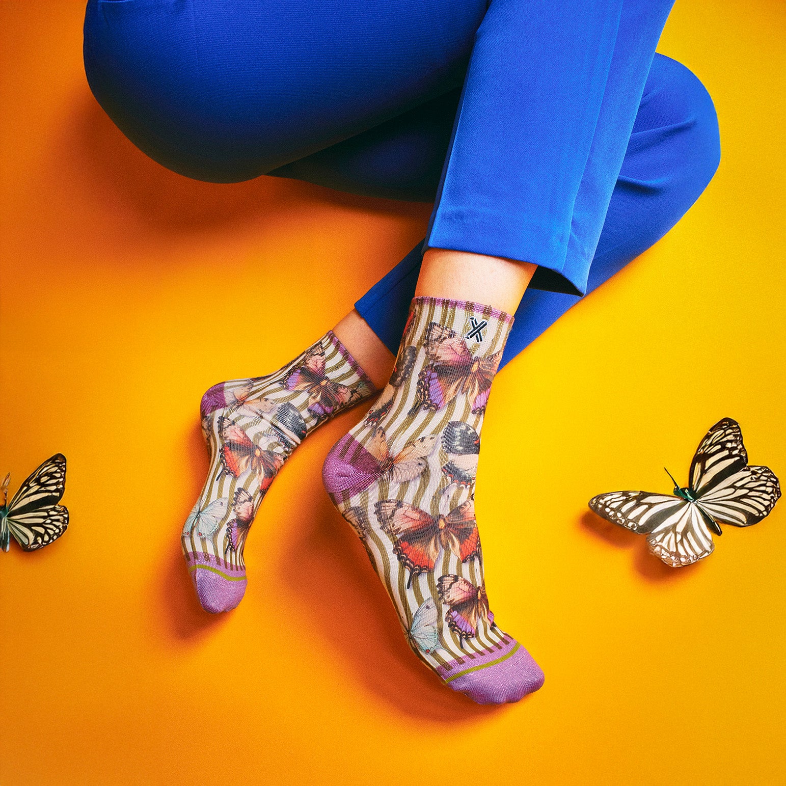 Papillon dames shortsocks