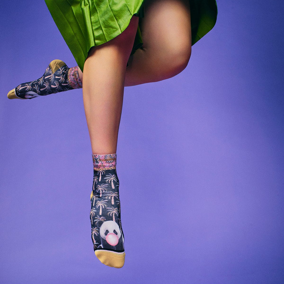 Panda shortsocks dames