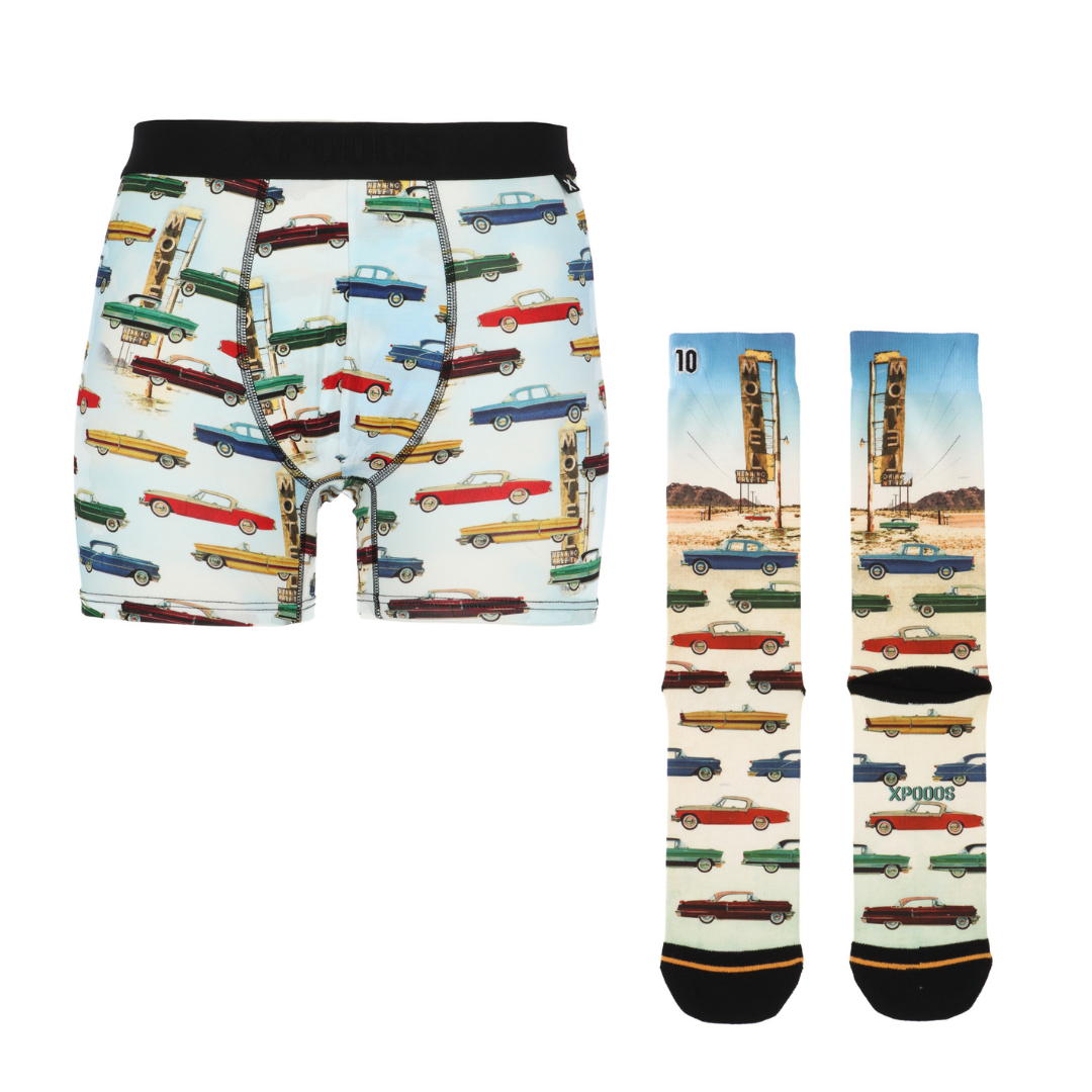 Lobby boxer & sokken set heren