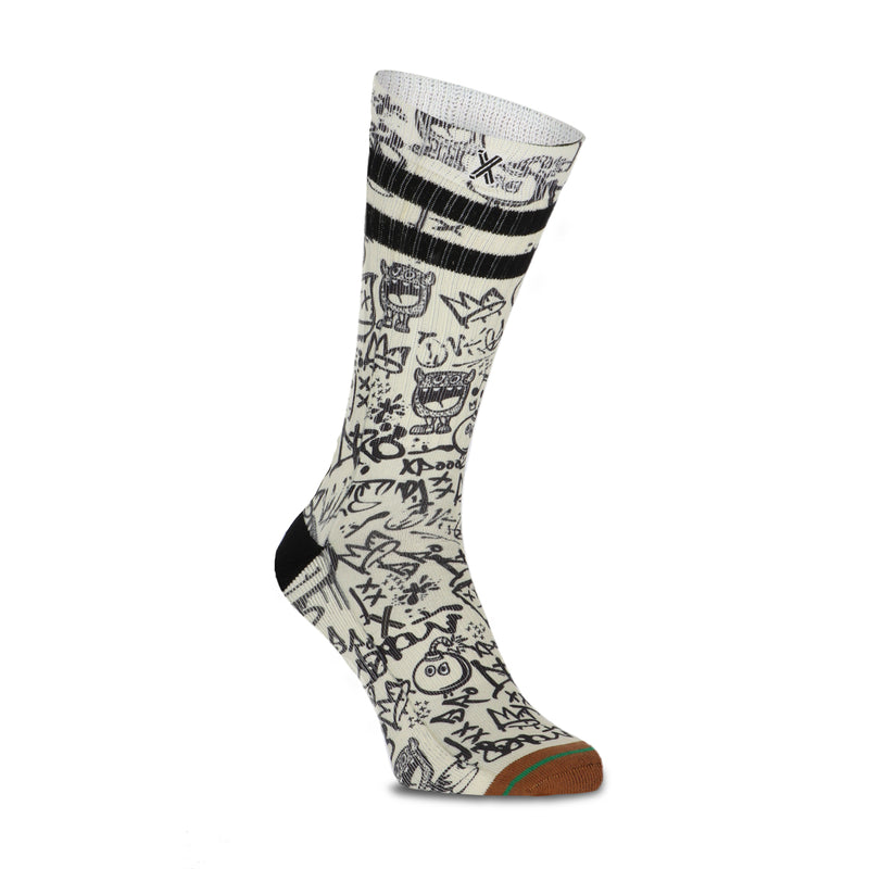 Graffiti men's socks