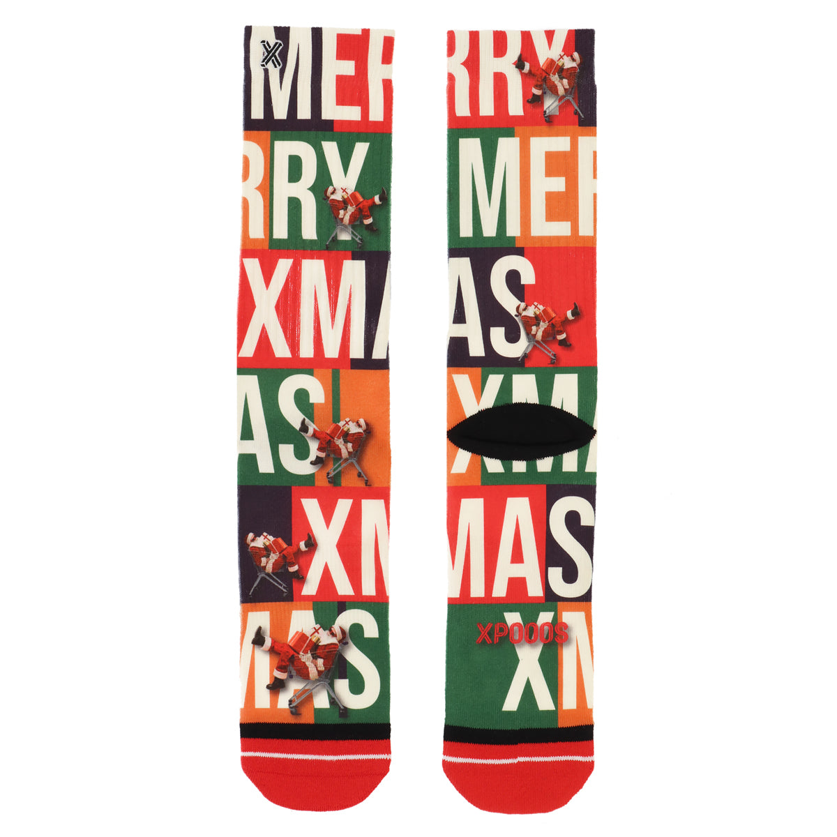 Xmas Santa Shopping chaussettes pour hommes