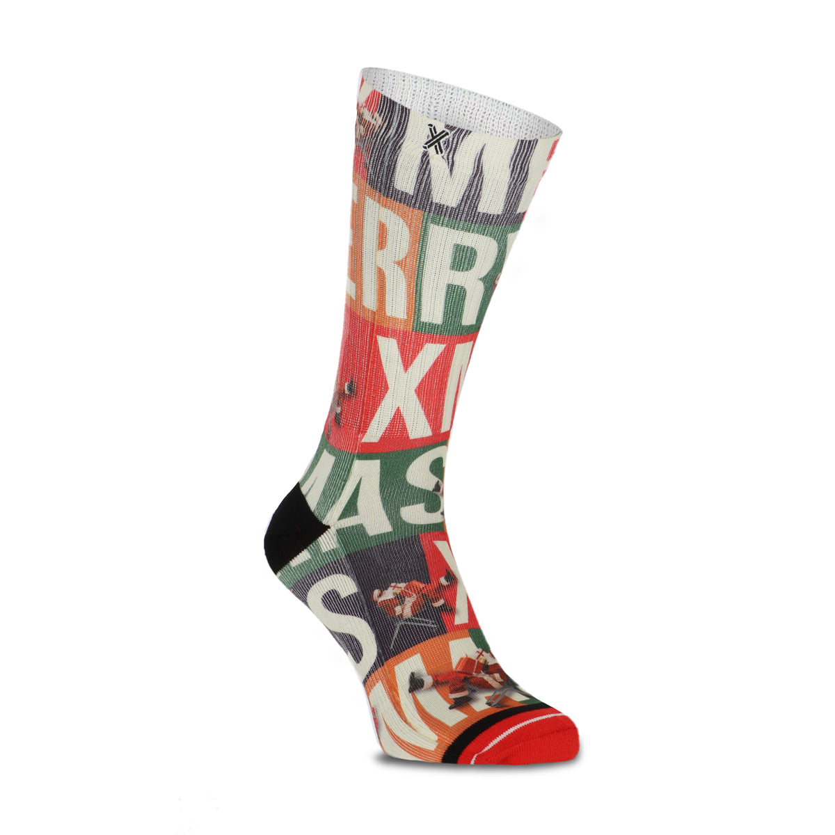Xmas Santa Shopping men's socks