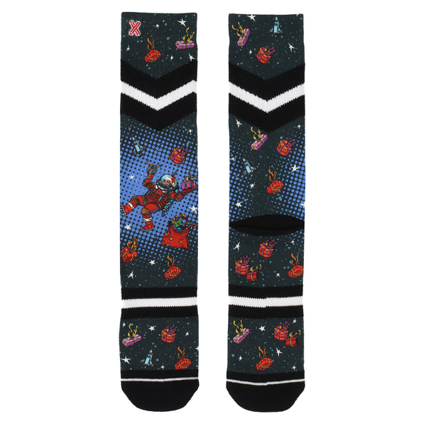 Xmas Space Present men's socks