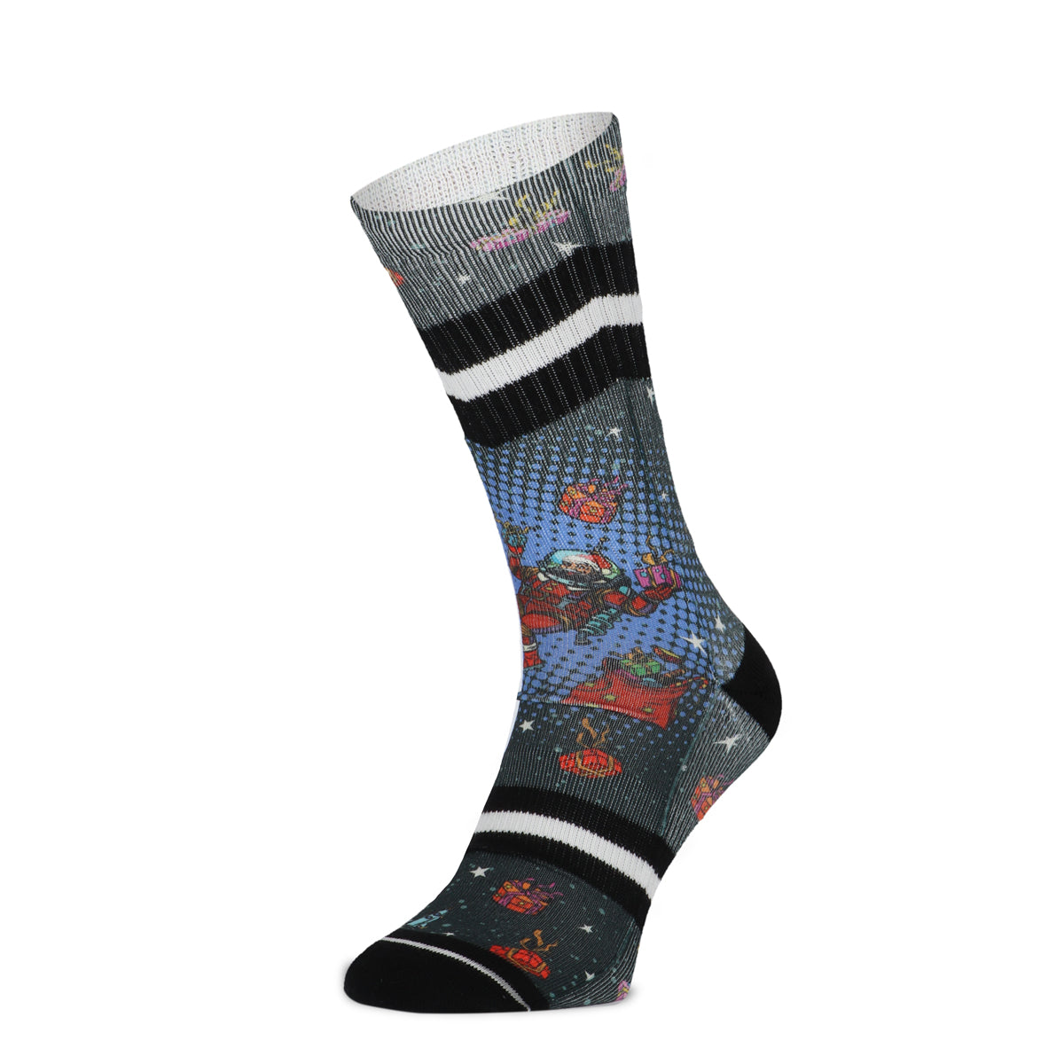 Xmas Space Present men's socks