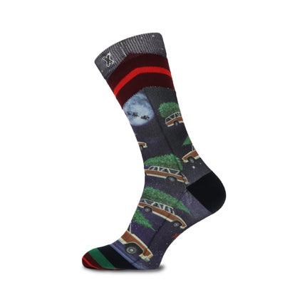 Xmas Driving Home men's socks