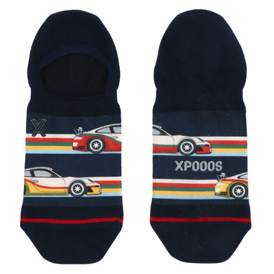 Rally Stripe heren invisible Footies - XPOOOS