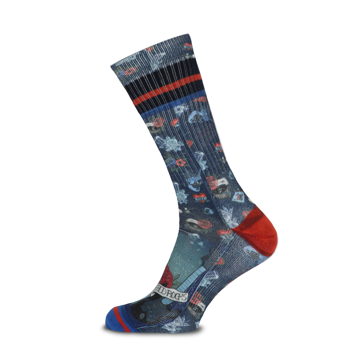 Xpooos & AFNF Tattoo Rock & Roll Men's chaussettes pour hommes