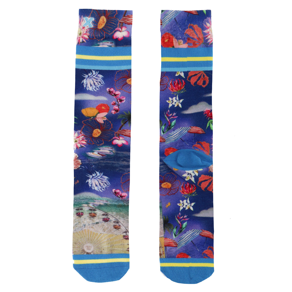 Xpooos & ADNF Tropical Set Bamboo Men's chaussettes pour hommes