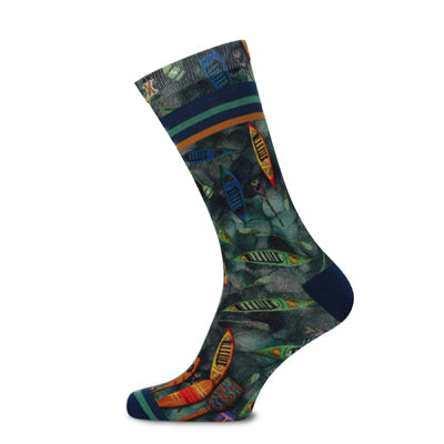 Xpooos & ADNF Canoe Bamboo men's socks