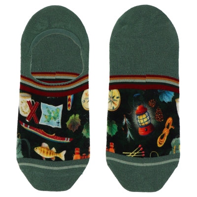 XPOOOS & AFNF Outdoor Elements bamboe invisible heren footies