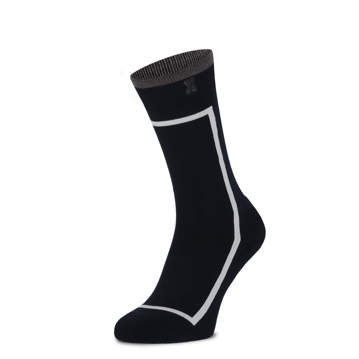 Rome Bamboo men's socks Marine & White