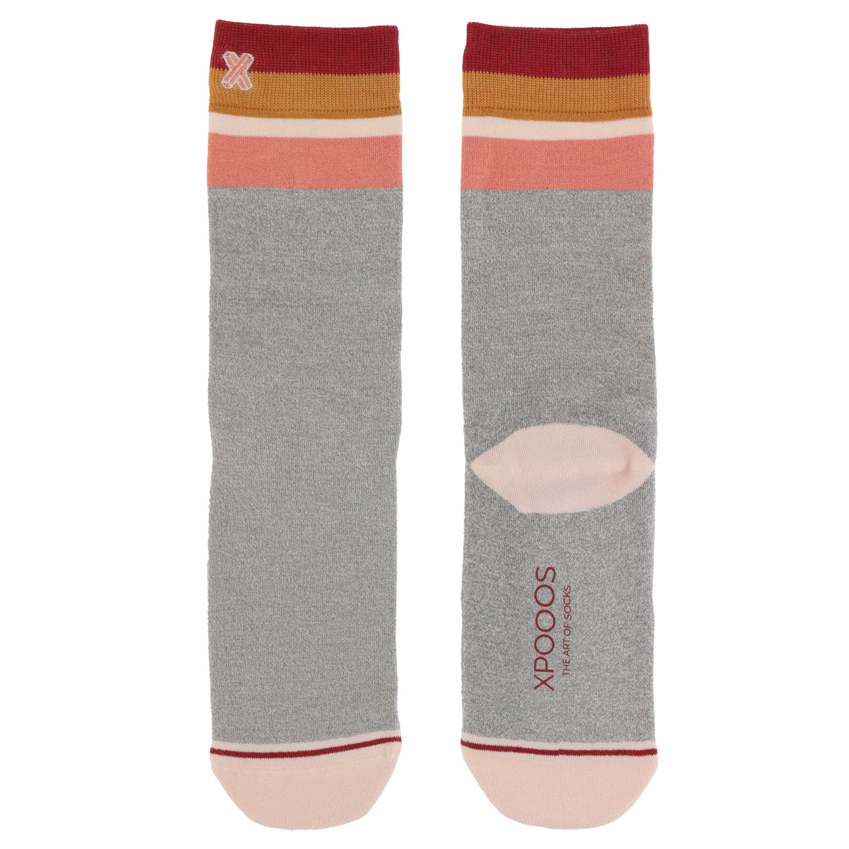 Chaussettes de dames en bambou londonien gris clair