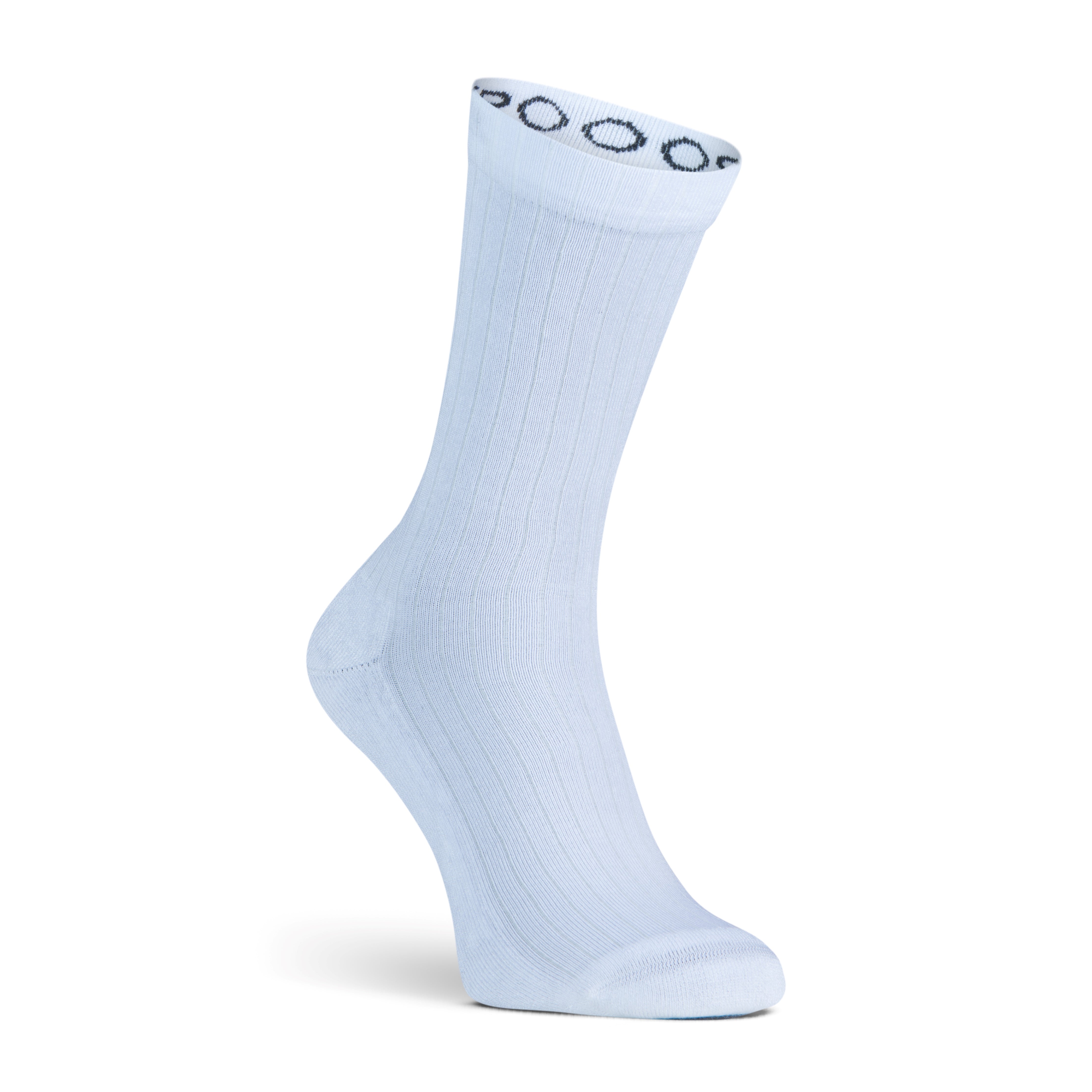 Den Bosch Basic unisex socks White